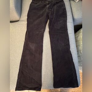 Ralph Lauren, black corduroys, women’s size 2